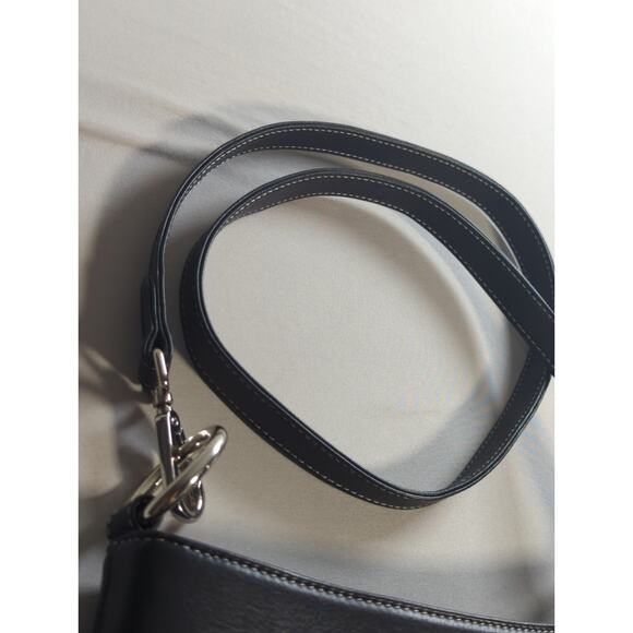 Overland Leather & Cowhide Crossbody Saddle Bag Black/White Boho Western - Picture 10 of 14